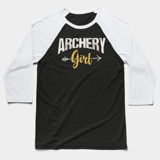 Archery Girl Baseball T-Shirt